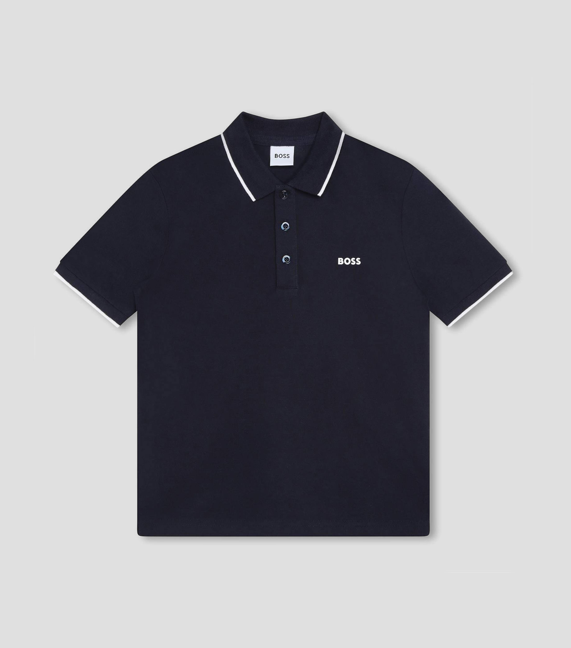 Playera polo manga corta lisa Niño